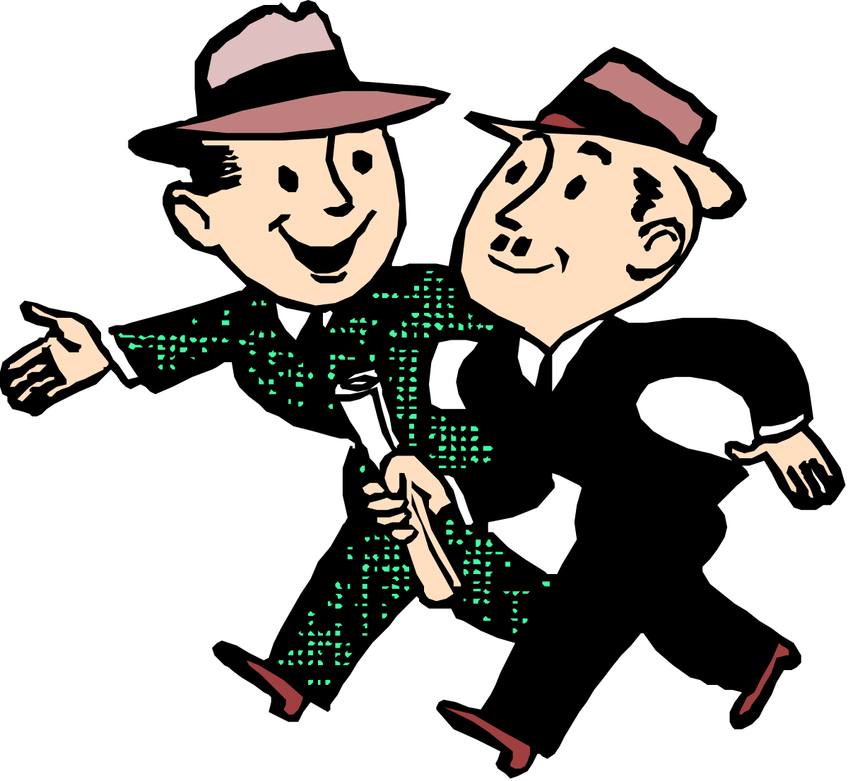 two men dancing clip art png transparent None - Two Men Dancing Clipart: Celebrate Movement and Joy