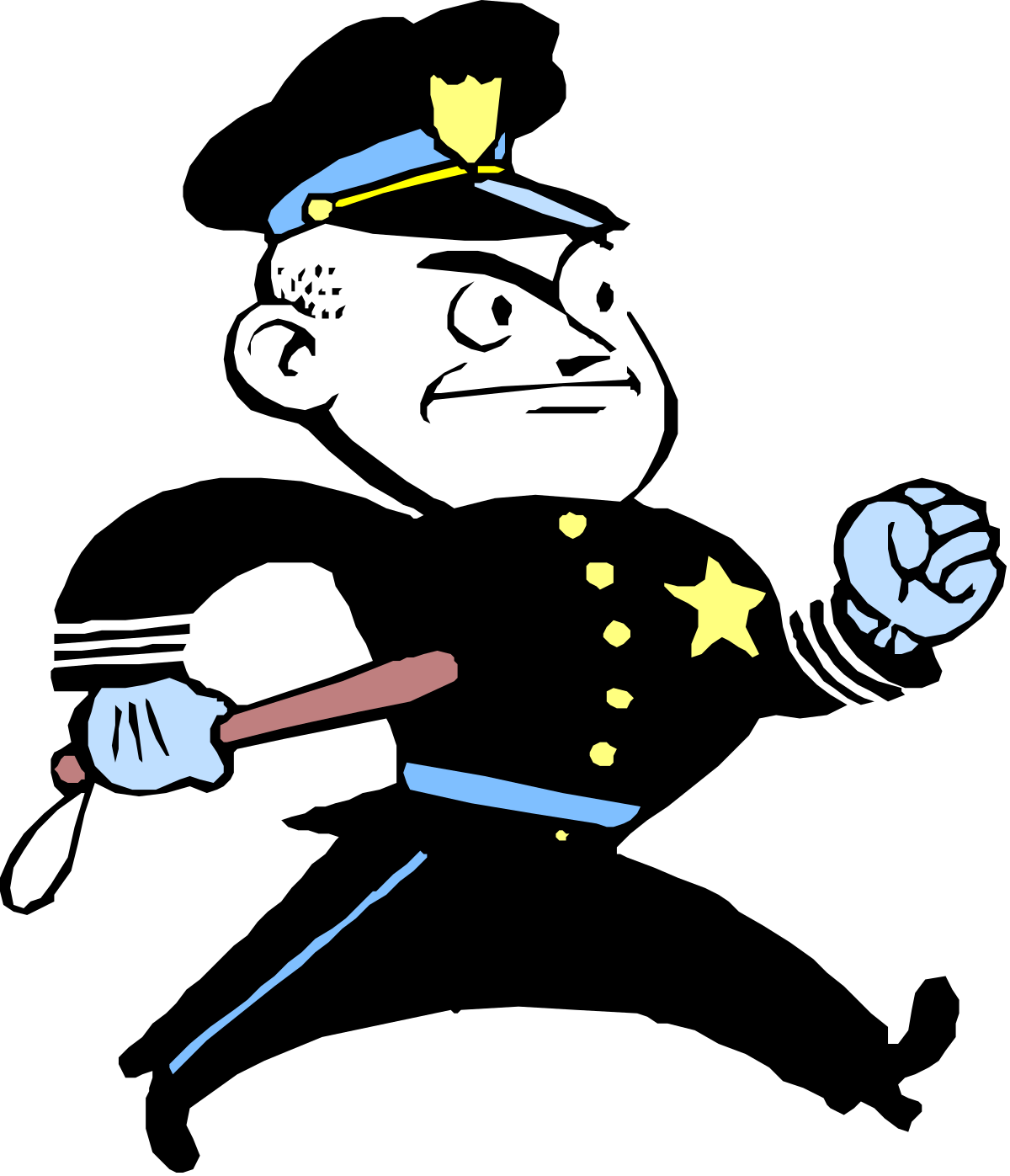 Baseball Bat Clipart: Person Holding a Bat in Action