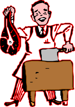 Businessman in Suit at Desk Clipart for Professional Use
