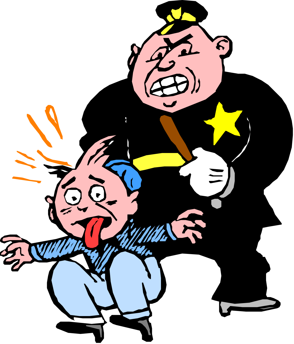 two cartoon characters are fighting with each other character clip art png transparent Cartoon Characters Fighting: Vibrant Action Clipart