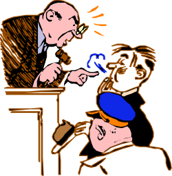 Man at Desk Looking at Computer Clipart - Ideal for Office Themes