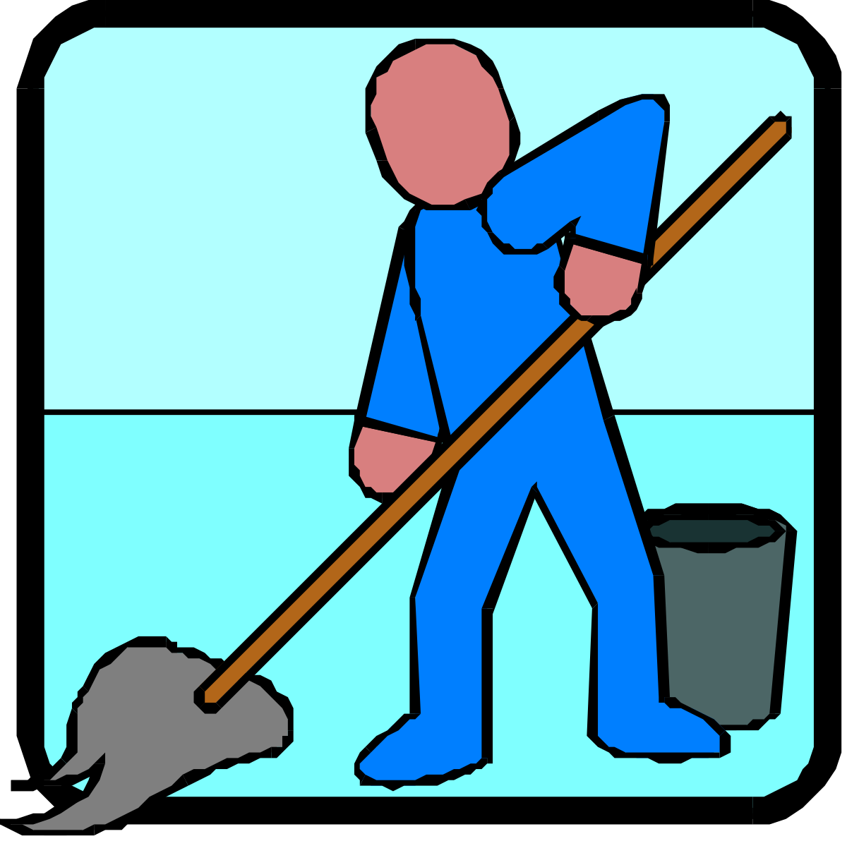 a person with a shovel and a bucket clip art png transparent Person with Shovel and Bucket Clipart - Gardening and Outdoor Fun
