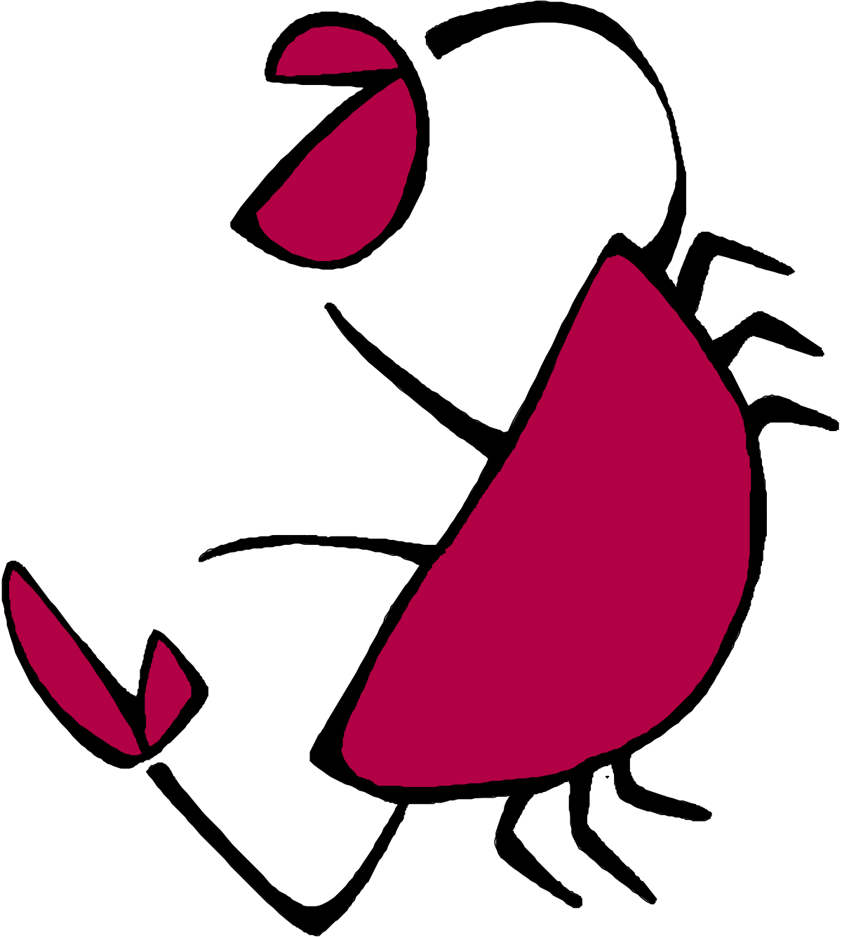 Red Bird Clipart on White Background - Vibrant and Eye-Catching