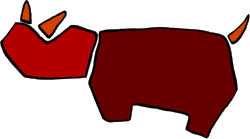 Rhino Clipart with Horns - Stunning Wildlife Illustrations