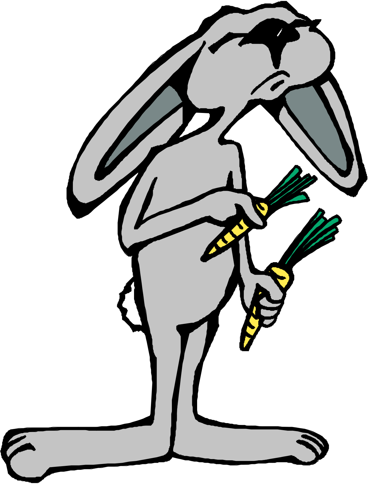 a rabbit holding a bunch of flowers clip art png transparent Rabbit Holding a Bunch of Flowers - Adorable Clipart for Every Occasion