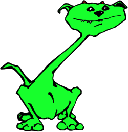 Green Dinosaur with Big Smile Clipart for Fun Projects