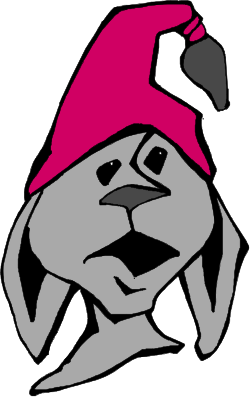 Santa Hat Dog Clipart - Festive Canine Cheer