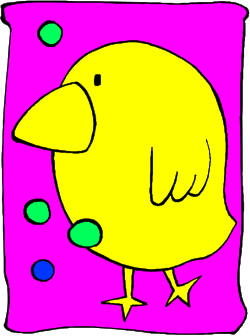 Yellow Dog Clipart on Pink Background - Perfect for Your Projects