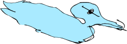 Blue Map of the United States Clipart for Various Uses