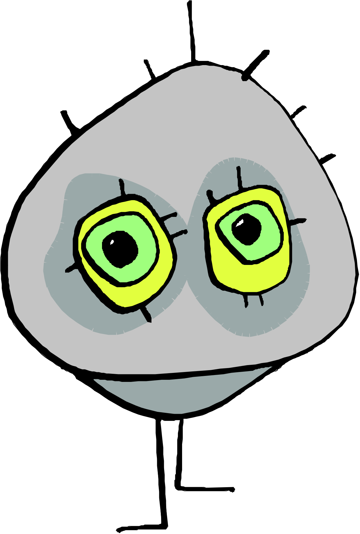 a cartoon cat with green eyes clip art png transparent Cartoon Cat with Green Eyes - Playful and Charming Clipart