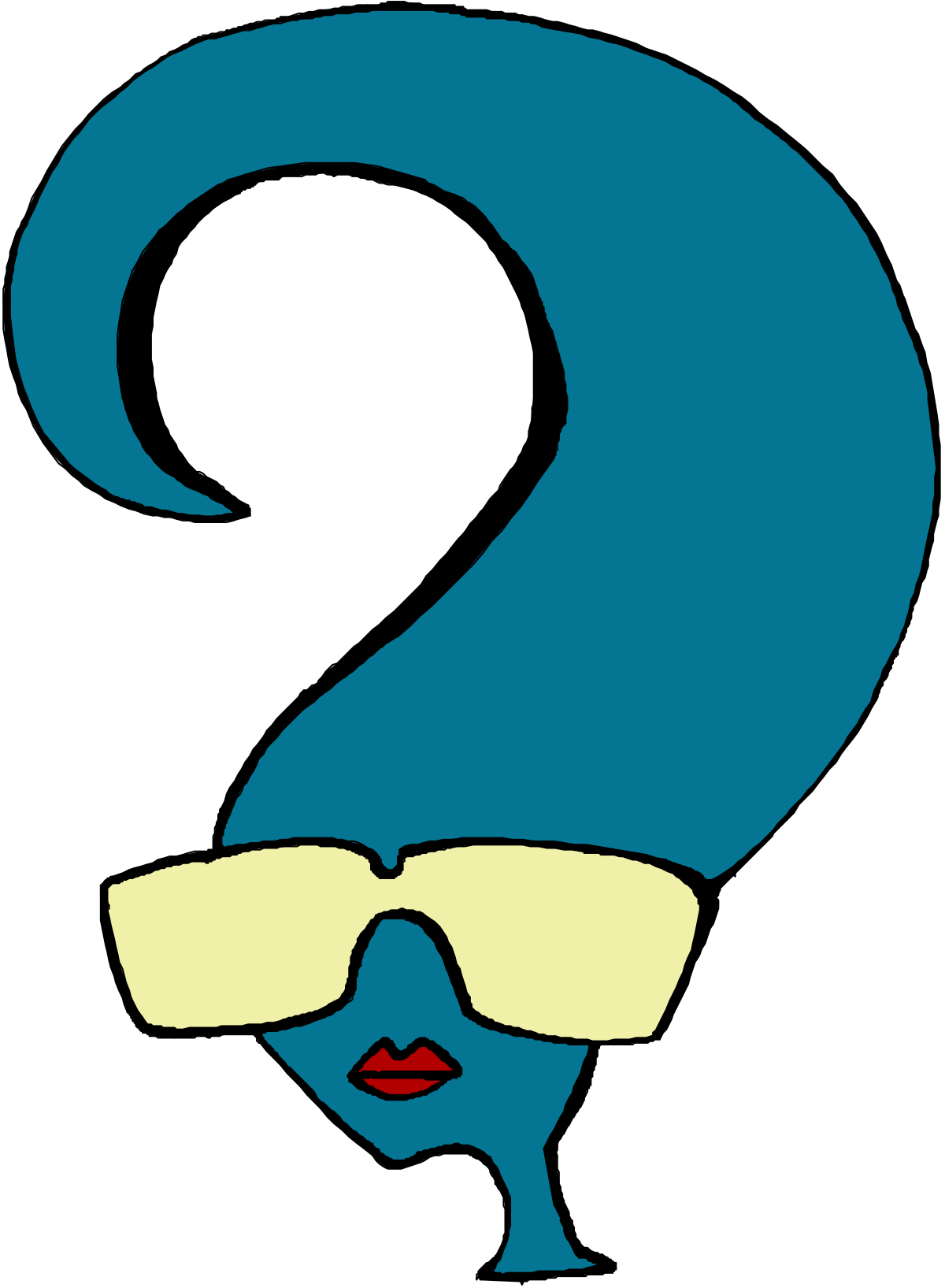 a blue question mark clip art png transparent Blue Question Mark Clipart - Perfect for Your Creative Projects