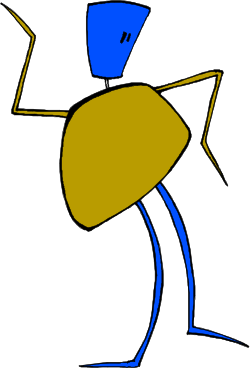 Cartoon Character with Blue Hat and Yellow Shirt - Fun Clipart for All Occasions