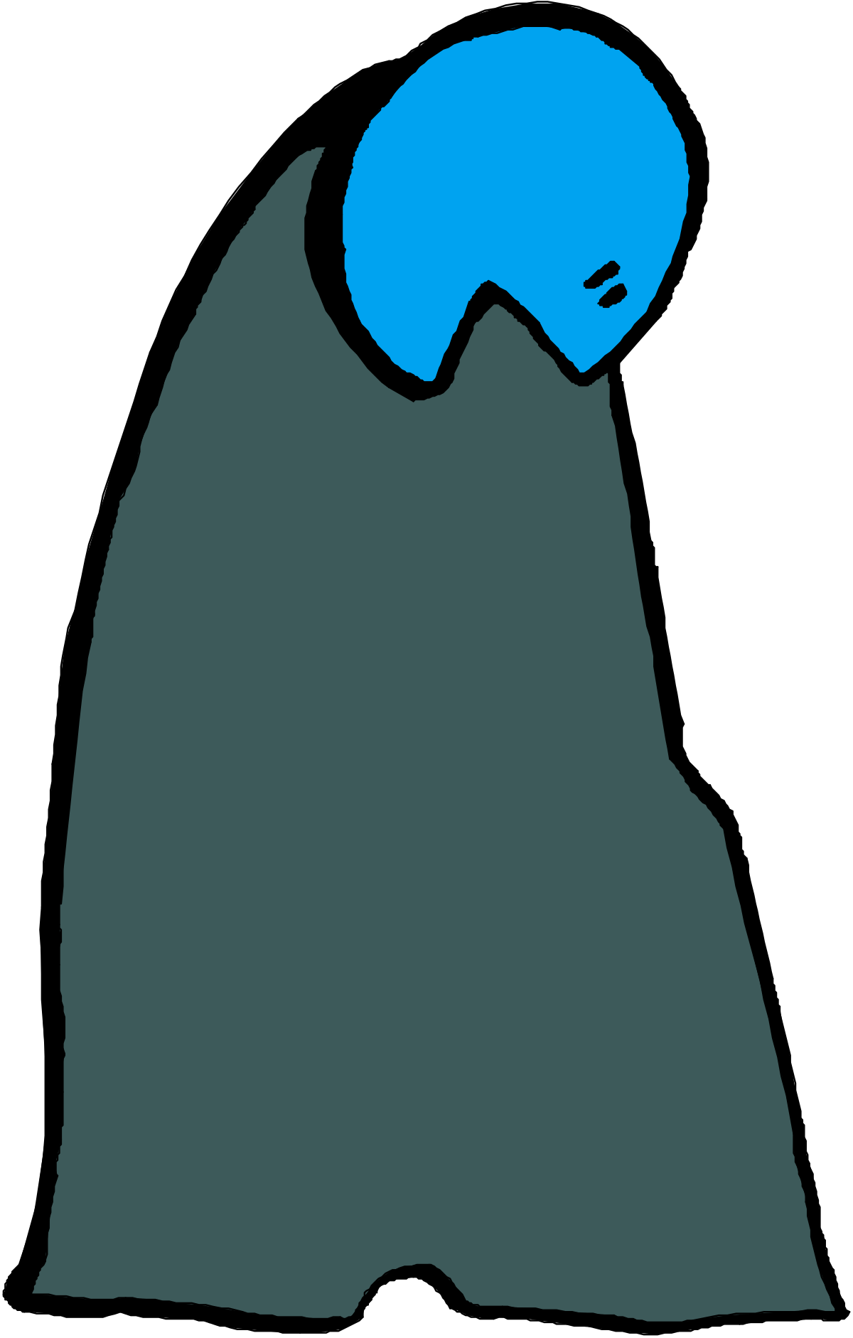 Blue Hat with Black Hat Clipart: Unique Accessory Illustrations