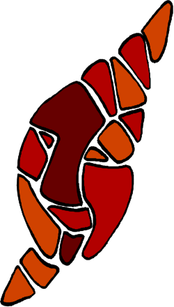 Red and Orange Abstract Design Clipart for Dynamic Visuals