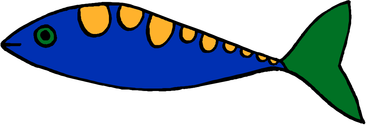 a blue fish with orange and yellow fins clip art png transparent Blue Fish with Orange and Yellow Fins Clipart for Vibrant Designs
