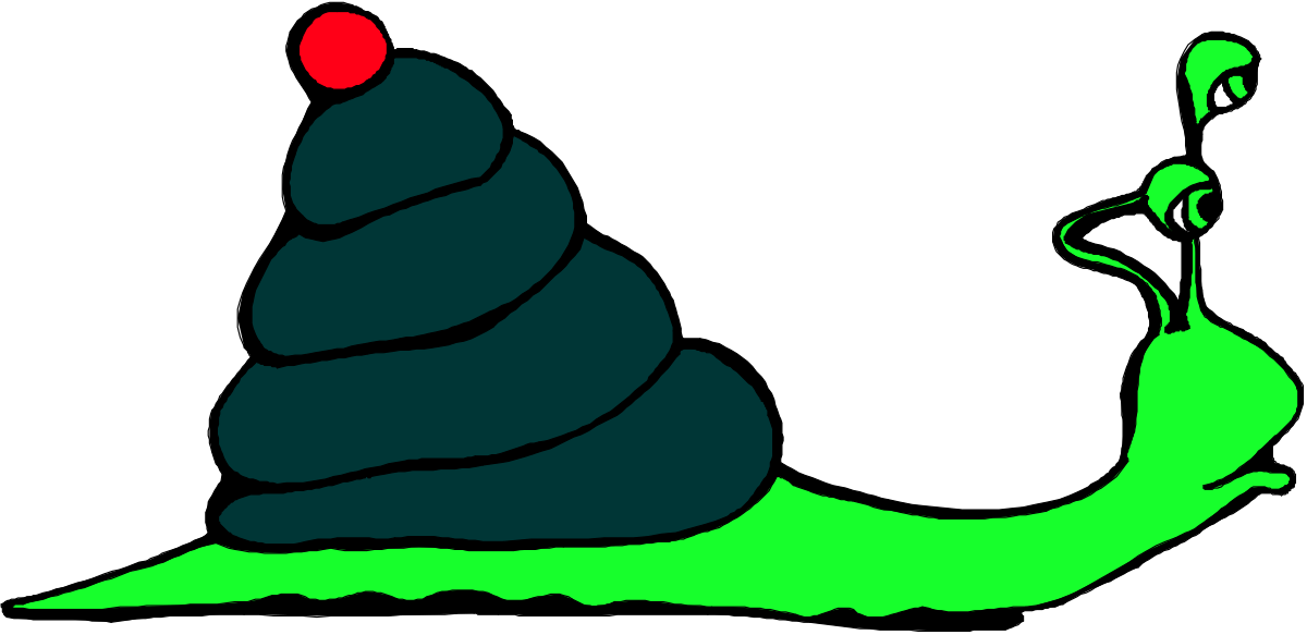 Green Worm with Red Eye Clipart: Vibrant and Playful Illustration
