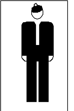 Man in Suit and Tie Icon Clipart  Professional Business Illustration