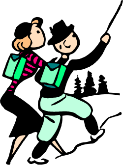 Dancing Couple Clipart: Joyful Partners in Motion