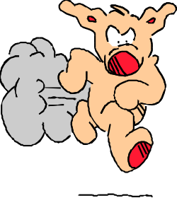Cartoon Bear with Red and Gray Nose Clipart Collection