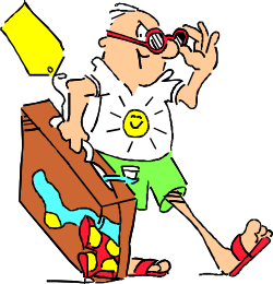 Man in Box with Cell Phone Clipart - Unique Illustrative Concepts