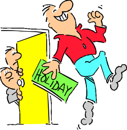 Cartoon Character Holding Sign: 'I Am Clipart'