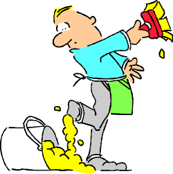 Cartoon Character with Megaphone Clipart for Engaging Communication