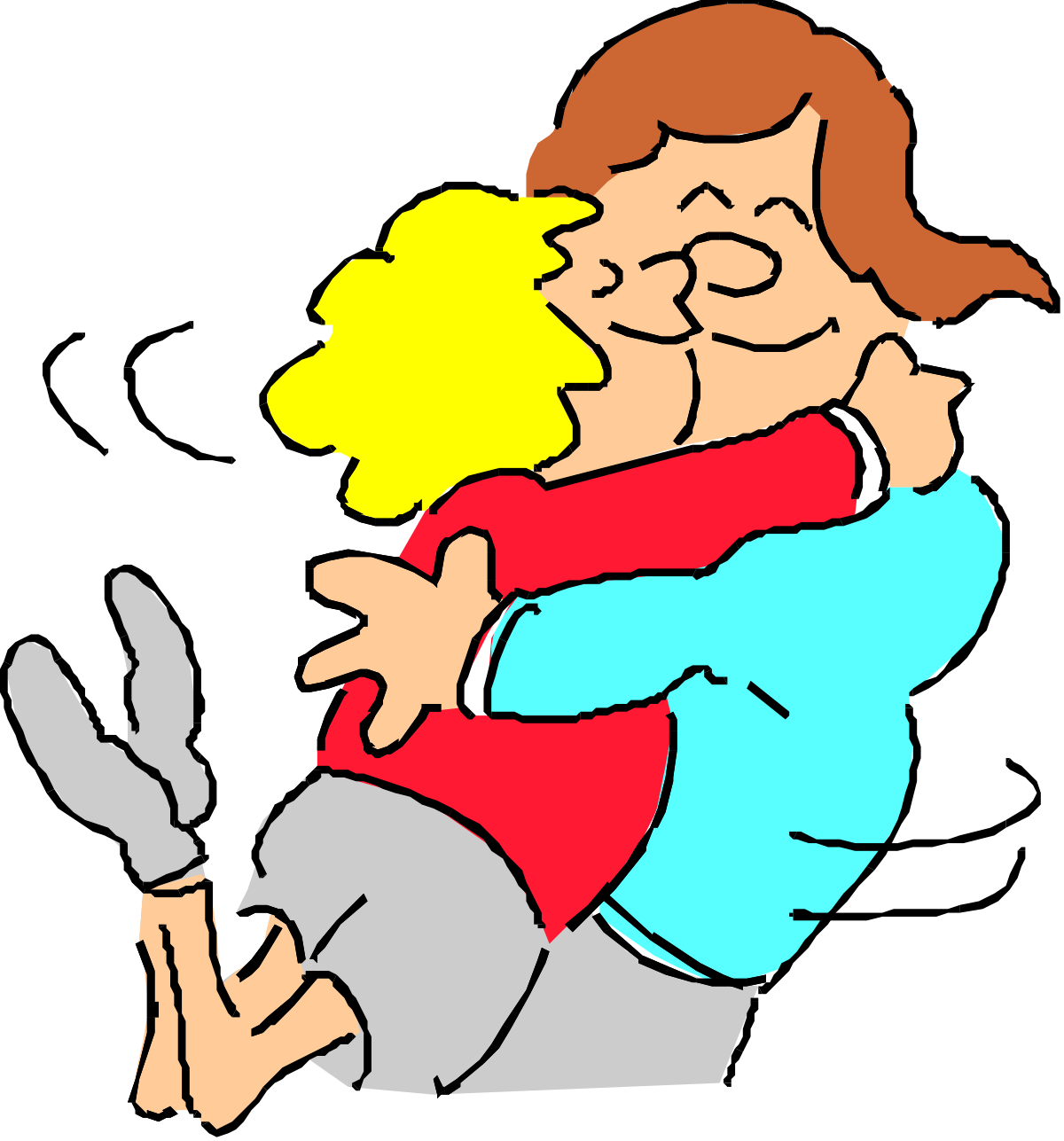 a man and woman hugging clip art png transparent Hugging Couple Clipart - Romantic Embrace Illustration