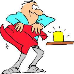 Cartoon Character with Hat and Headgear Clipart