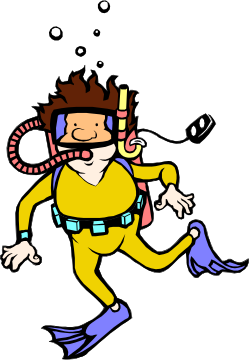 Cartoon Character Running in the Dark - Dynamic Clipart Scene