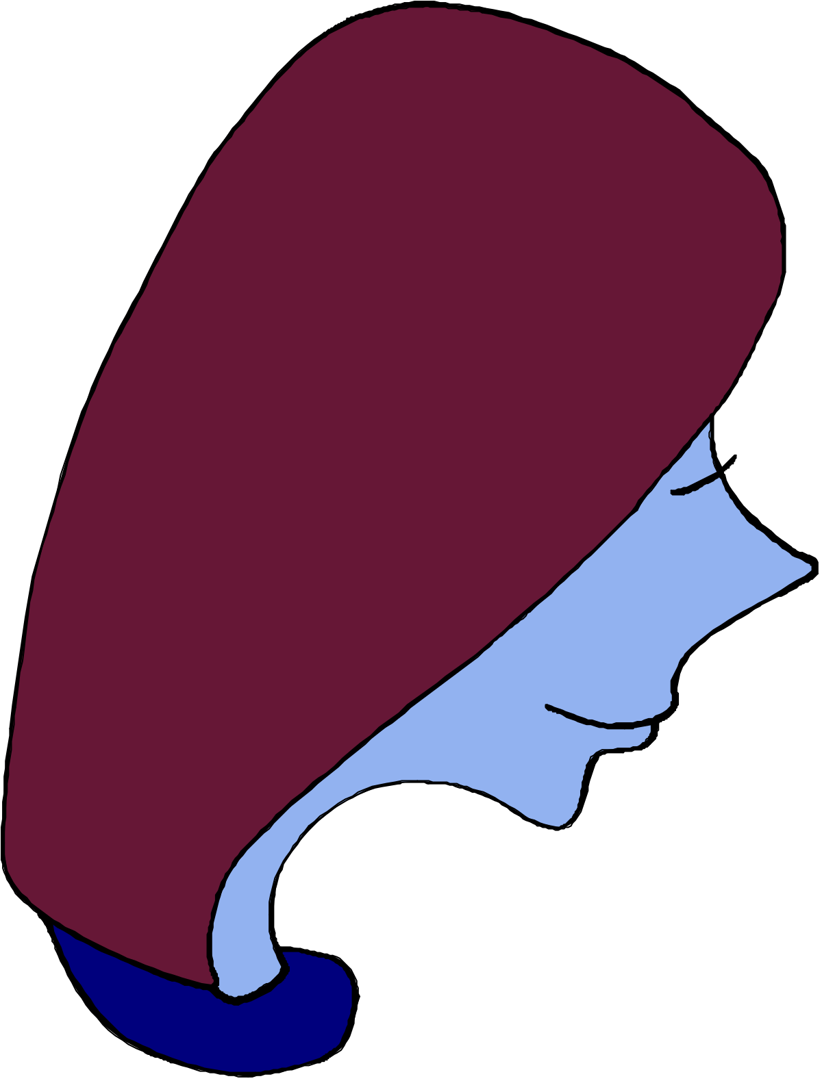 Red Hat Woman's Head Clipart: Stylish & Elegant Illustrations