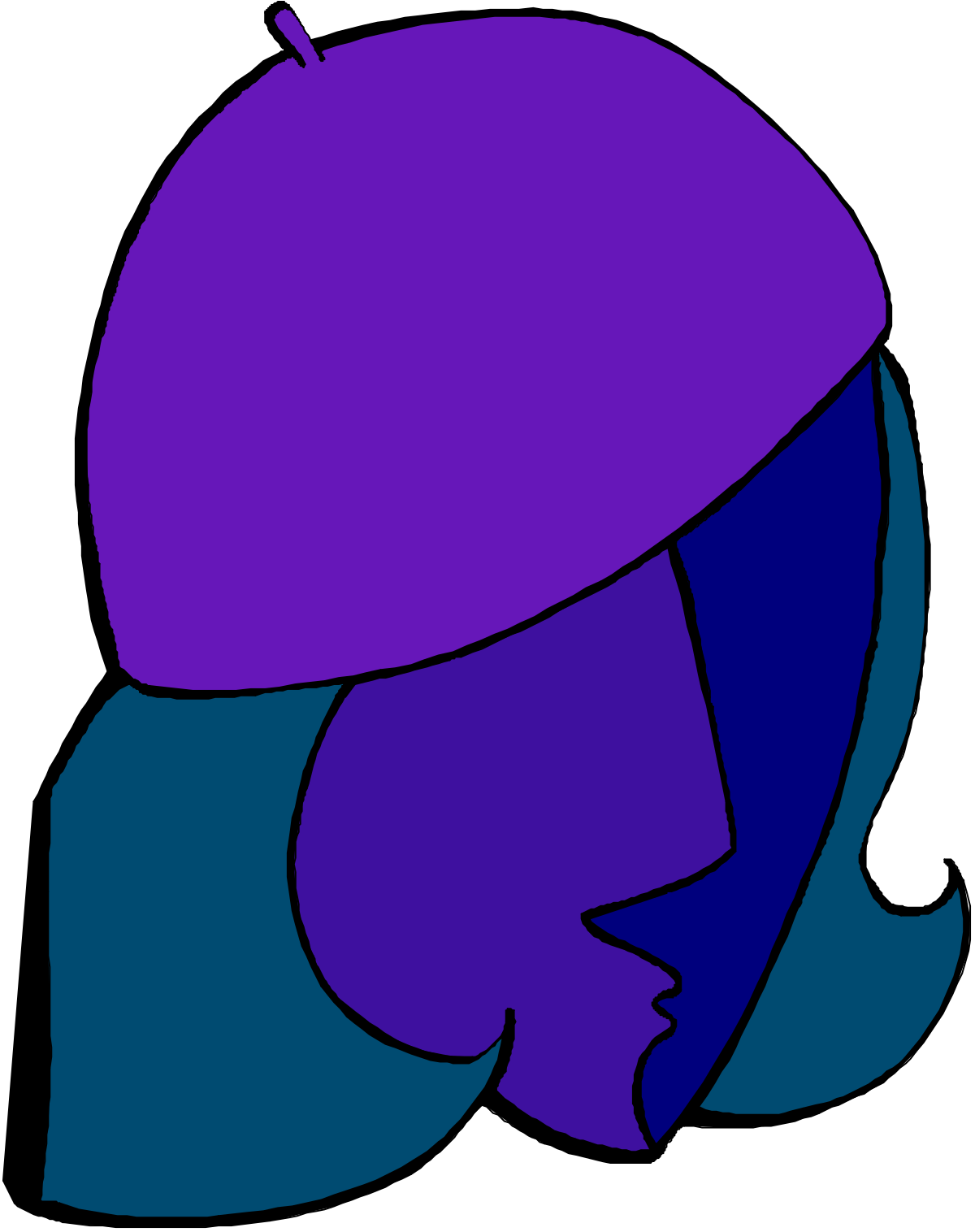 a purple and blue hat clip art png transparent Purple and Blue Hat Clipart for Creative Projects