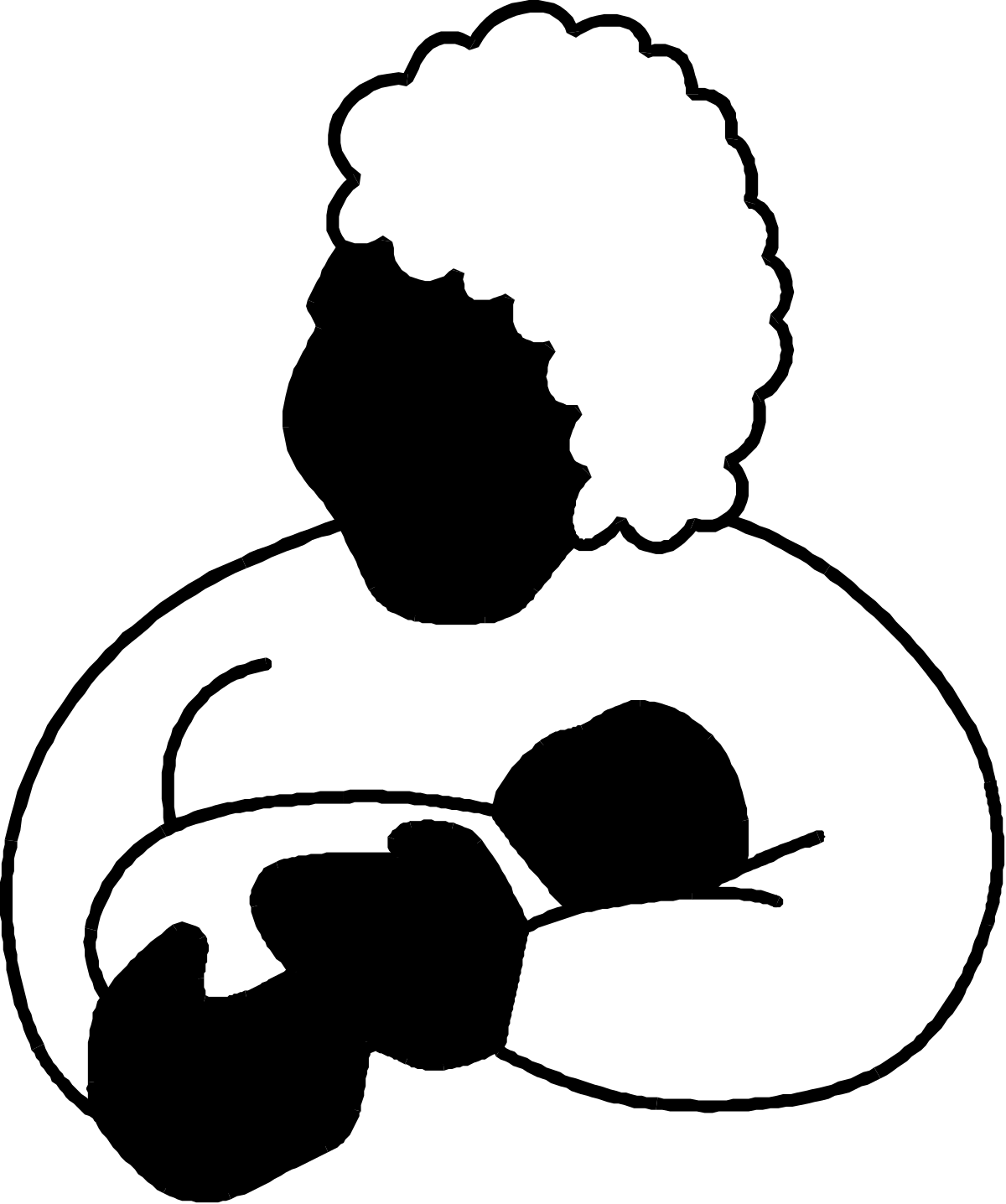 a woman with a cup of coffee clip art png transparent Woman with Coffee Cup Clipart - Stylish and Inviting Designs