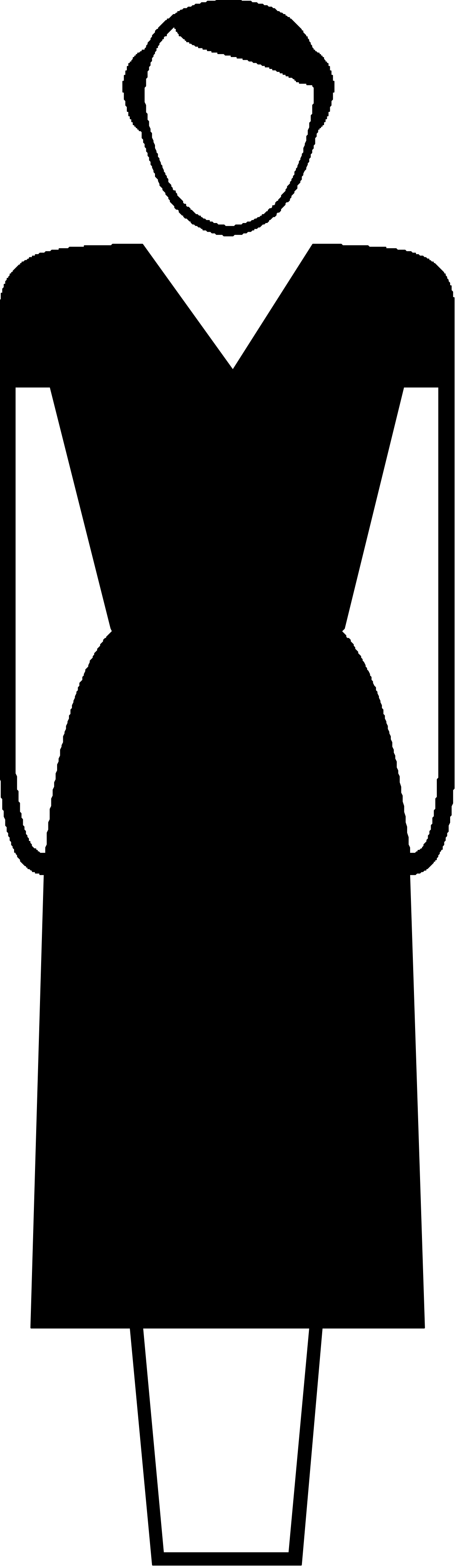 Superhero Mask Silhouette Clipart - Bold Black and White Design