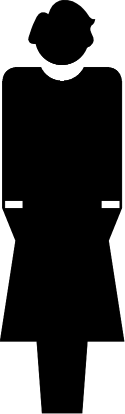 Black and White Square Clipart: Minimalist Geometric Design