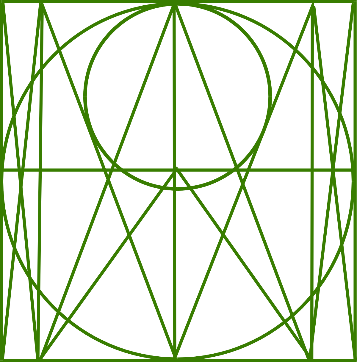 Green Geometric Pattern Clipart for Vibrant Designs