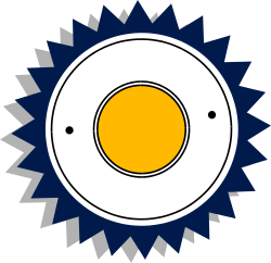 Fried Egg Clipart: Bright Yellow Yolk Delight