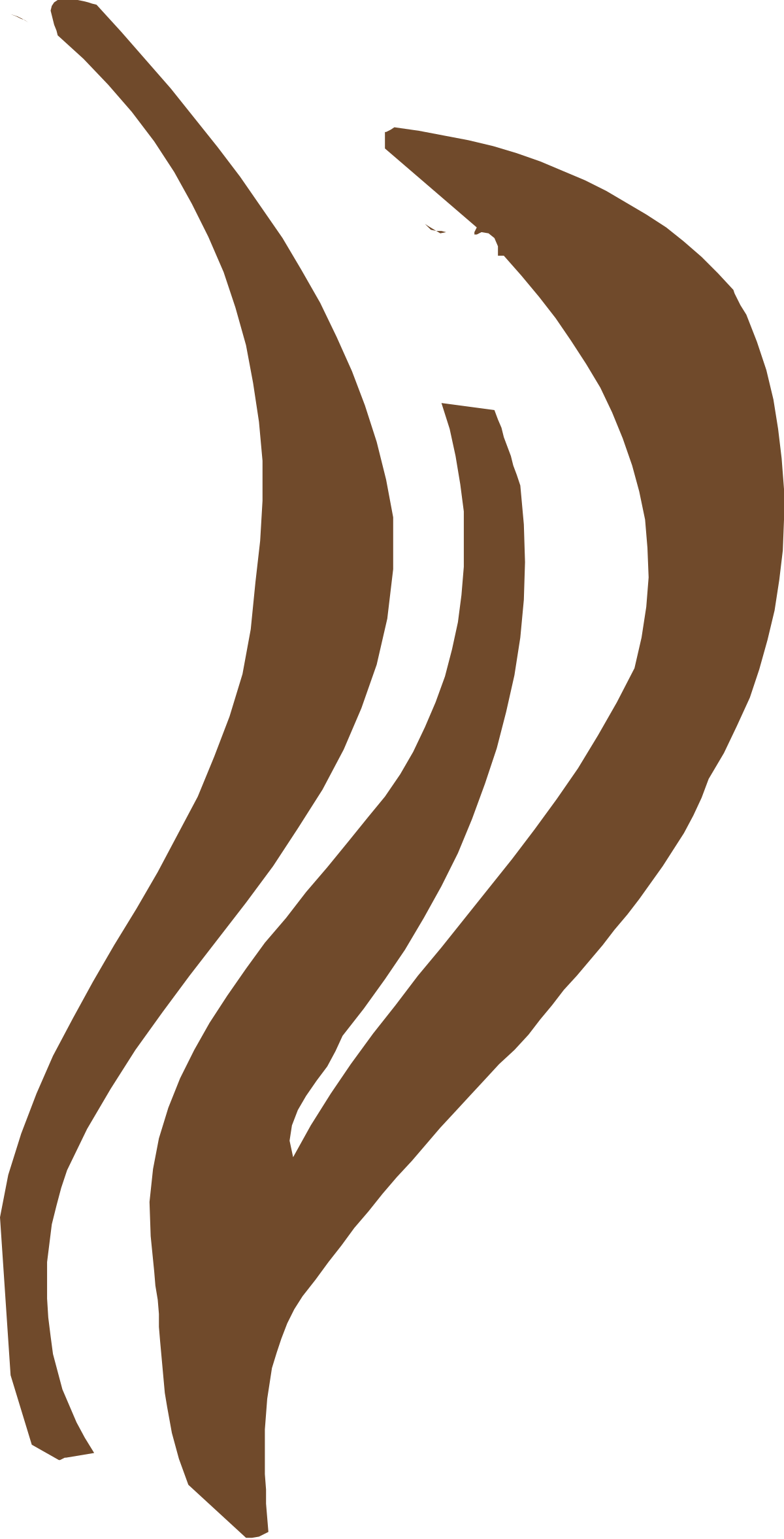 a brown smoke trail with a black background clip art png transparent Brown Smoke Trail on Black Background Clipart - Dynamic Visual Element