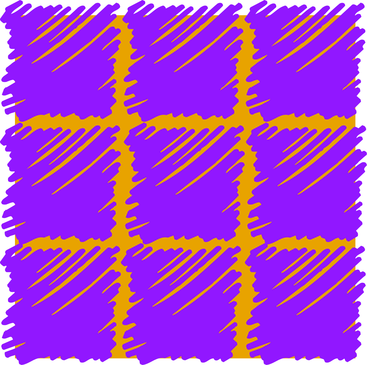 Purple and Yellow Square Pattern Clipart for Vibrant Designs