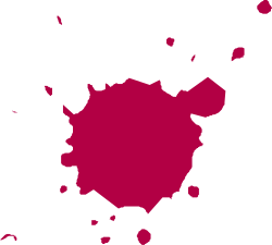 Bold Red Circle on Black Background Clipart