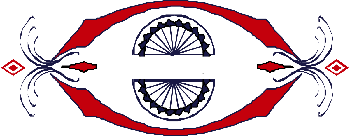 Red and Black Logo Featuring Two Spiders - Eye-Catching Clipart