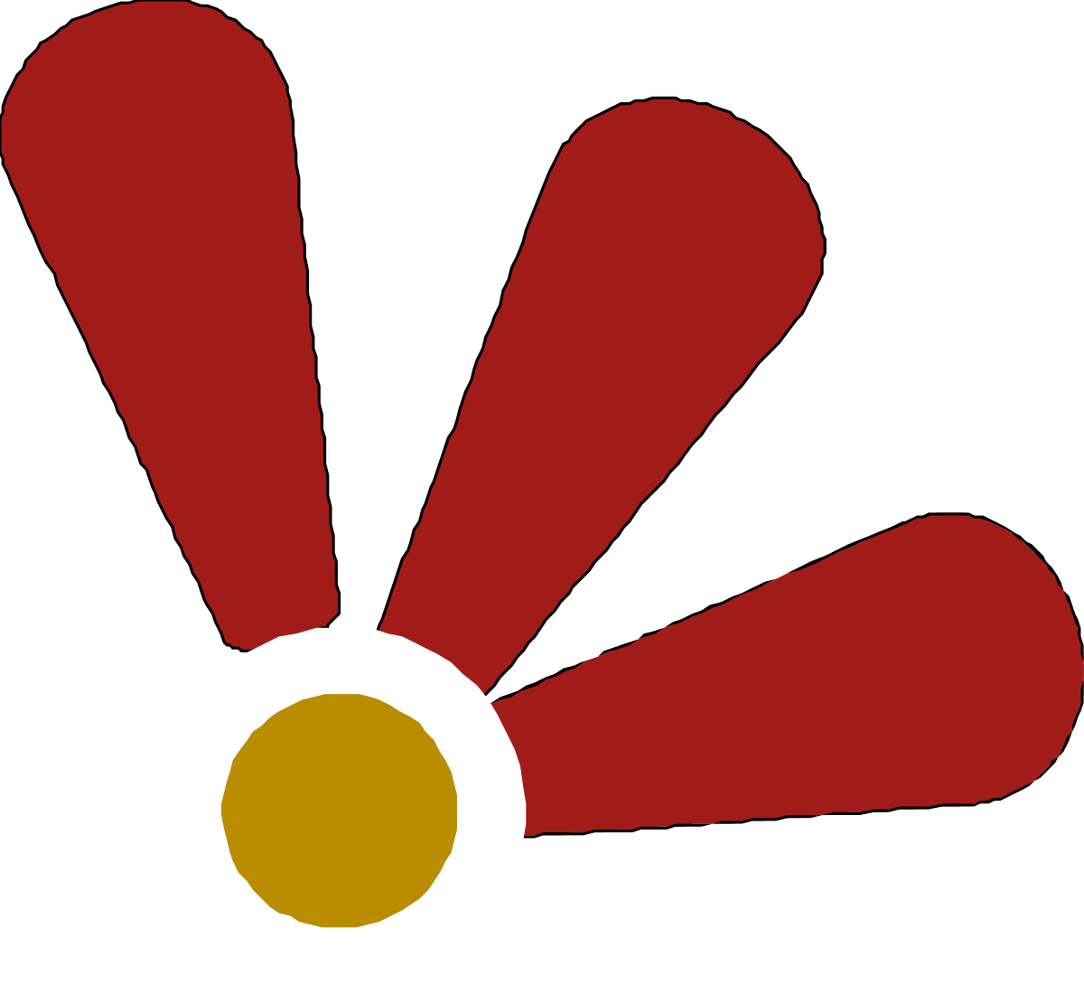 a red flower with a yellow center clip art png transparent Red Flower with Yellow Center Clipart for Vibrant Designs