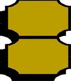 Yellow Box Clipart with Two Sides - Versatile Visuals for Your Projects