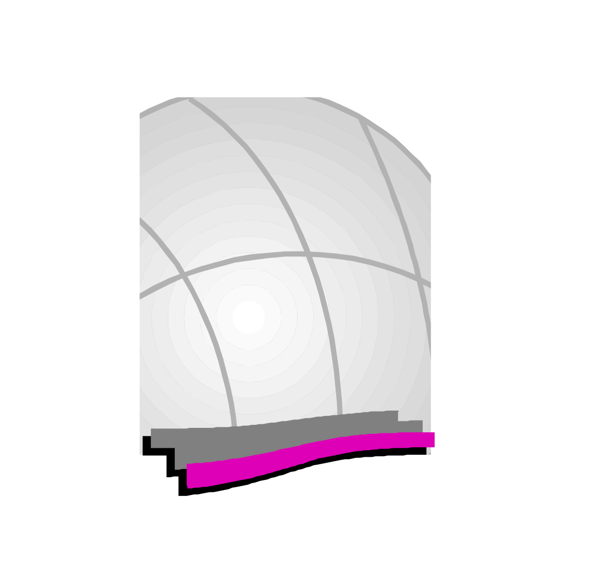 a white and pink ball with a pink stripe clip art png transparent White and Pink Ball with Pink Stripe Clipart for Fun Designs
