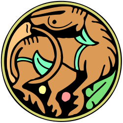 Brown Dog with Green Eyes and Pink Nose Clipart for Creative Projects
