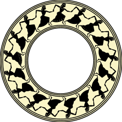 Circular Cat Pattern Frame Clipart for Fun Designs
