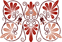 Red and Black Floral Design Clipart for Vibrant Projects