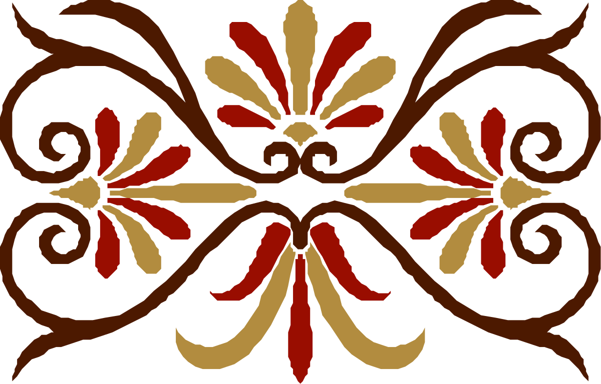Swirled Red and Brown Pattern Clipart for Creative Projects
