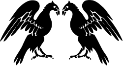 White Cat's Eyes on Black Background - Captivating Clipart for Your Projects