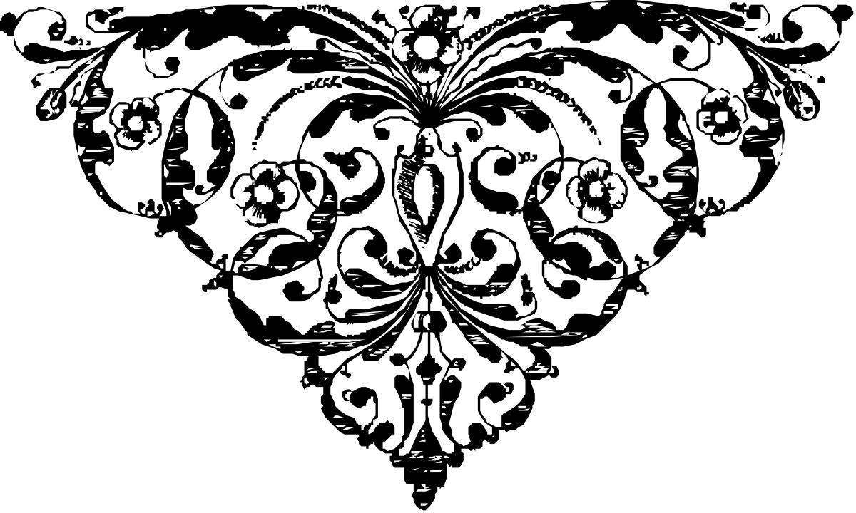 a heart with floral designs clip art png transparent Heart with Floral Designs Clipart - Beautiful Floral Heart SVG