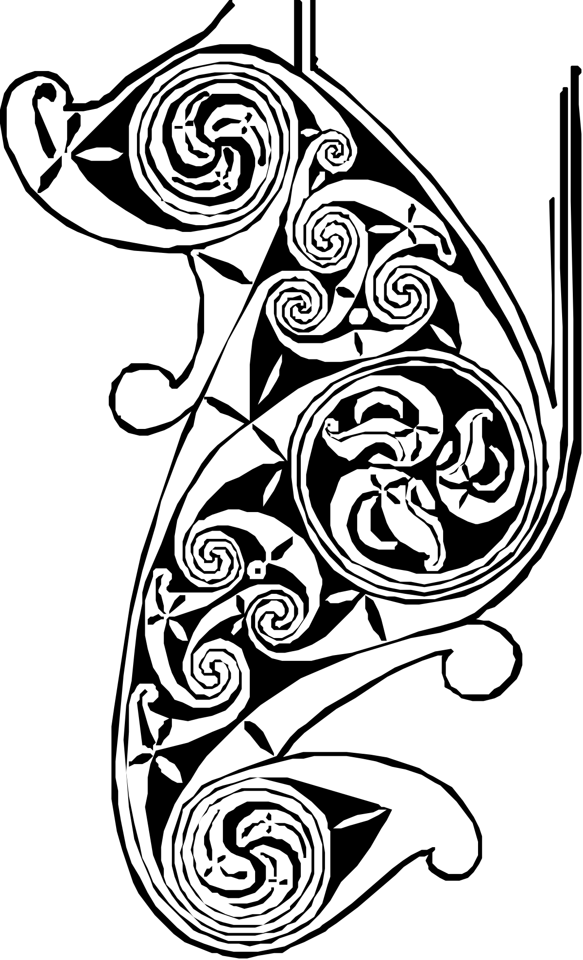 Black and White Tattoo Design Clipart: Unique Inked Illustrations